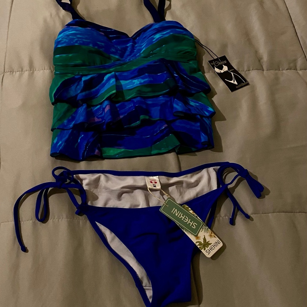 Swim Suit Top by Choice Size M & shekini bottom M